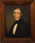 J Kelso Hunter 19th Century- Portrait of William Stewart [1800-1855],:- bust-length standing,