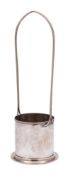 A George V silver bottle carrier, maker Harrods Stores Ltd, London,