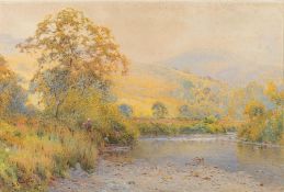 John Abernethy Lynas-Gray [1869-1928]- The Upper Reaches of The Severn,