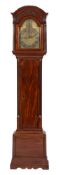 William Grandpre, London, a mahogany longcase clock: having an eight-day duration,