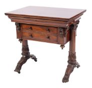 An unusual Victorian mahogany enclosed display table:,