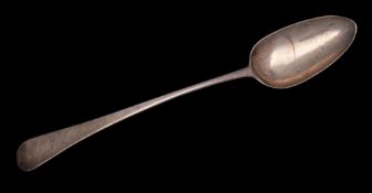 A George III silver Old English pattern gravy spoon, maker George Smith III & William Fearn, London,