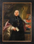 ! European School 19th Century- Portrait of a nobleman priest,