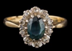 An 18 carat gold,