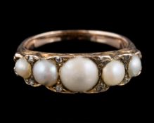 A late 19th century gold,