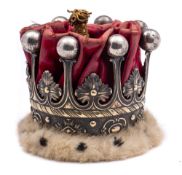 A late Victorian Countess's Coronet maker Garrard & Co Ltd, London, 1900: parcel gilt and matted,