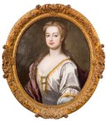 Manner of Godfrey Kneller, 18th Century- Portrait of a lady,