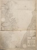 A small group of various charts including a US Navy chart of Barbuda:,