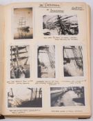 An interesting early 20th century scrap book of sailing vessels: containing photographs,