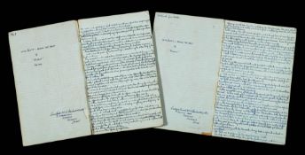 Handwritten manuscript 'With Scott Before the Mast' by F E C Davies under the pseudonym 'Rudolf':