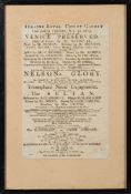 PLAYBILLS : a pair of playbill broadsides for the Theatre Royal,