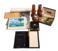 A collection of liner ephemera for 'SS Queen of Bermuda' and 'Empress of Great Britain': including