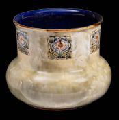 An early 20th century Royal Doulton jardiniere for P&O Lines:,