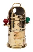 A WWI period 'Faithful Freddie' pattern submarine binnacle by Kelvin Bottomley & Baird Ltd,