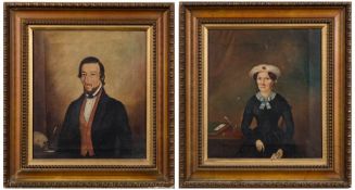 English Provincial School, 18/19th Century - Portrait of Dr Robert Prideaux, naval surgeon,
