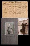 1st Baron Mountevans, 'Teddy Evans' a signed full length portrait photograph in uniform dated 1933:,
