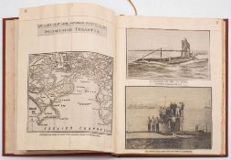 An early 20th century scrap book of newspaper cuttings relating to the loss of submarine A7 off