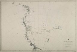 An Admiralty published chart 'Antarctic Ocean Sheet VIII':, 69cm. x 100cm.