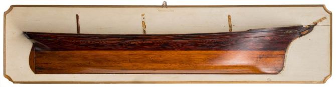 A 19th century half block model:,