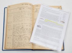 A WWI period manuscript W/T Signal log, 1917-1921,