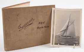 A Royal Yacht Squadron Souvenir Photograph Album by Beken and Son, Cowes,