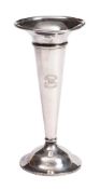 A Commonwealth Government Line of Steamships silver plated vase, by Mappin & Webb ,London:,