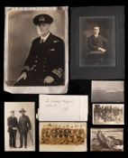 A signed portrait photograph of F E Davies, by Hillsdon, Lyttleton:,