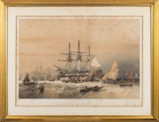 After G H Andrews 'The Old School 1755' coloured engraving, published by LLoyd Brothers , London,