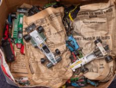 Corgi , Dinky and others.: An unboxed collection of various sports cars etc.