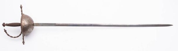 A Spanish cup-hilt rapier: with 89.