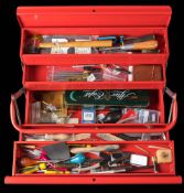 A collection of fountain pen repair tools: including a Parker 51 nib puller, adjuster,