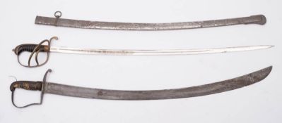 A late 19th/early 20th century Venezuelan dress sword by Maury & Cie Offenbach: the single edge