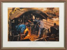 Terence Cuneo (1907-1996) two singed limited edition prints: 'Clear Road Ahead',