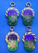 Four silver and enamel ACU Wessex centre medals: awarded to H.M.