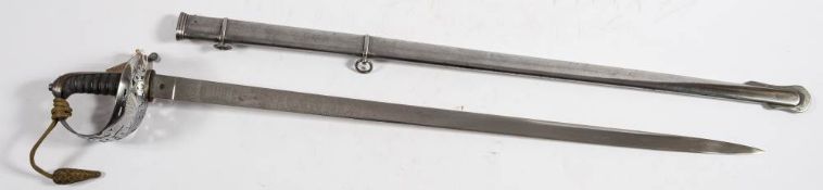 A Victorian 1857 pattern 4th Bengal Cavalry Light Cavalry Officers Sword by E Thurkle, London:,