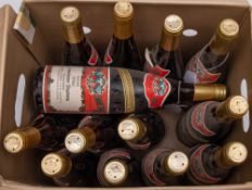 Thirteen bottles of Nahe 1976 Laubenheimer Vogelsang.