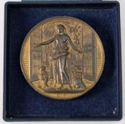 An 1884 Crystal Palace International Exhibition medallion.