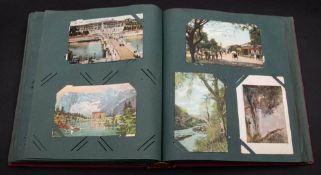 A postcard album: containing mostly topographical postcards of Britain and Europe, some humour,