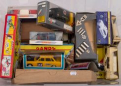 Corgi , Dinky and others, a boxed group: including Dinky DY-3 MGB GT 1965,