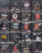 Three sheets of badges relating to motoring: