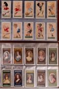 Two albums of Players Cigarette cards: including ' Fire Fighting Appliances', 'Footballers 1928',