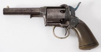 A Remington-Beals First model single action five shot percussion revolver: the 3 inch octagonal