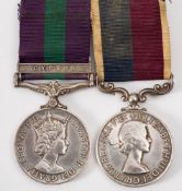 An Elizabeth II RAF pair to 3515700 ACI J F A Mitchell RAF': comprising General Service Medal and