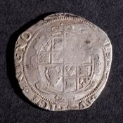 A Charles I halfcrown.