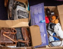 A quantity of various miscellaneous cameras,