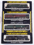 Graham Farish N gauge. A group of four steam outline locomotives: comprising No.