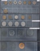 Five sheets of tokens and tallies including Salvation Army tokens: