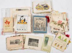 A collection of various early 20th century and later greeting cards: various occasions.