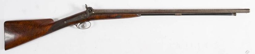 A double barrel percussion cap shotgun by Durs Egg,