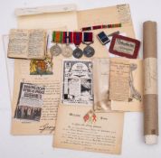 A WWII group of four to SGT. S.